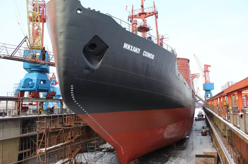 Красная кузница спустила на воду НЭС Михаил Сомов