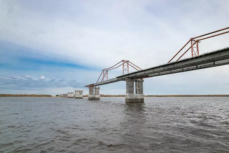 Изображение 31 для поста «Строительство второго моста через реку Обь в Сургуте итоги летнего сезона 2024 года»