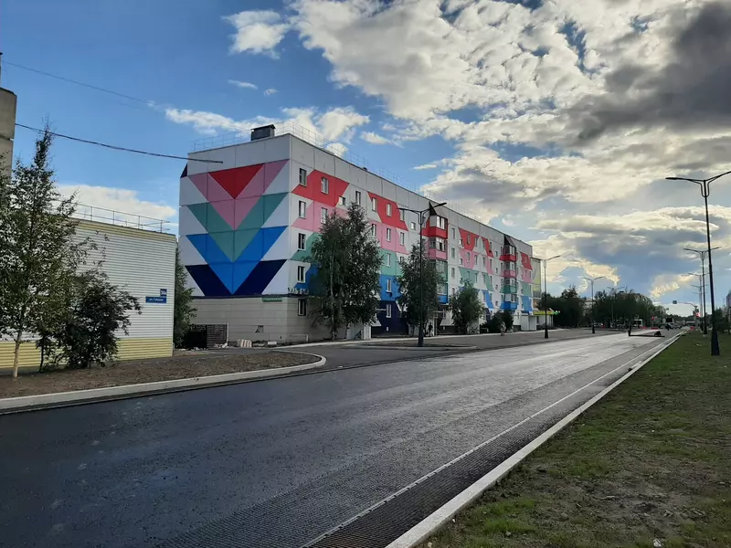 Реконструкция ул.Губкина (фото автора)