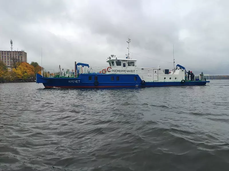 КМЗ передал заказчику обстановочное судно Кречет проекта 3050