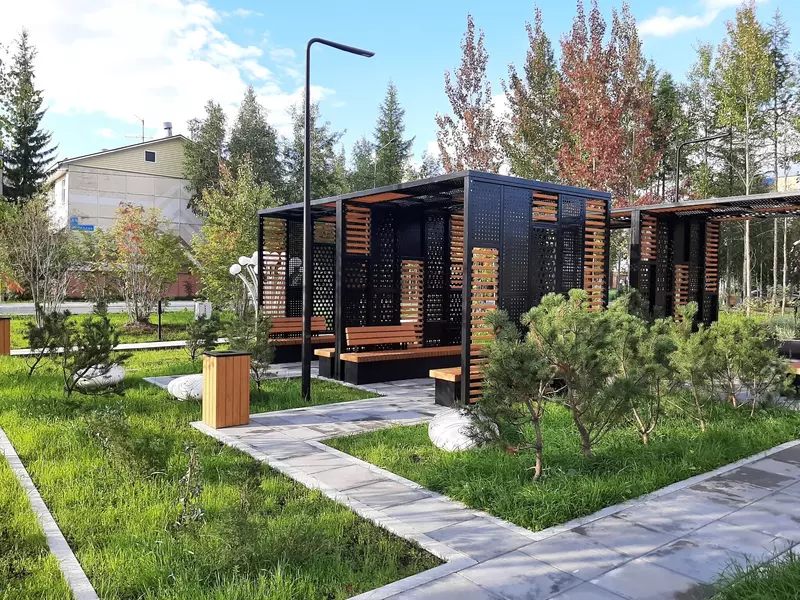 Сквер городского дома культуры (фото автора)