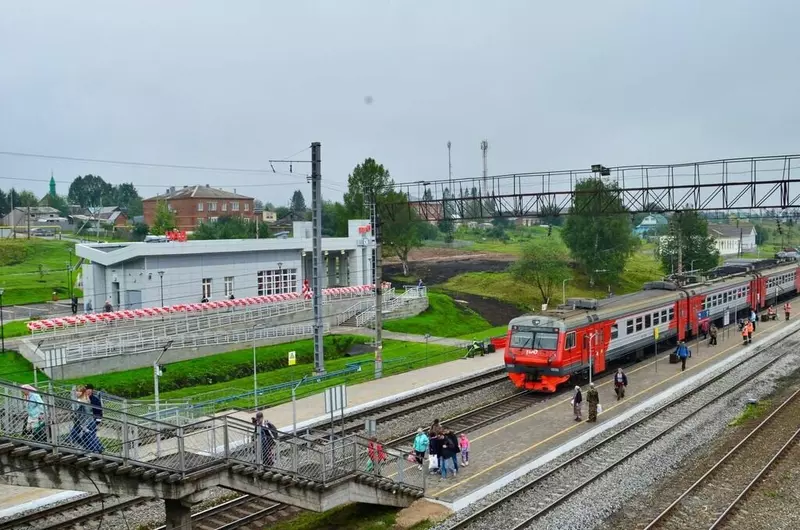 Фото 1 для «Транспорт: На станции Чад в Пермском крае открылся новый железнодорожный вокзал»
