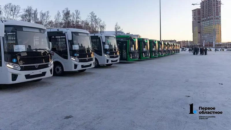 Иллюстрация #2 для статьи «спецтехника и логистика: Города и районы Челябинской области получили 131 новый автобус»