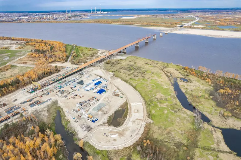 Фото 10 для «Строительство второго моста через реку Обь в Сургуте итоги летнего сезона 2024 года»