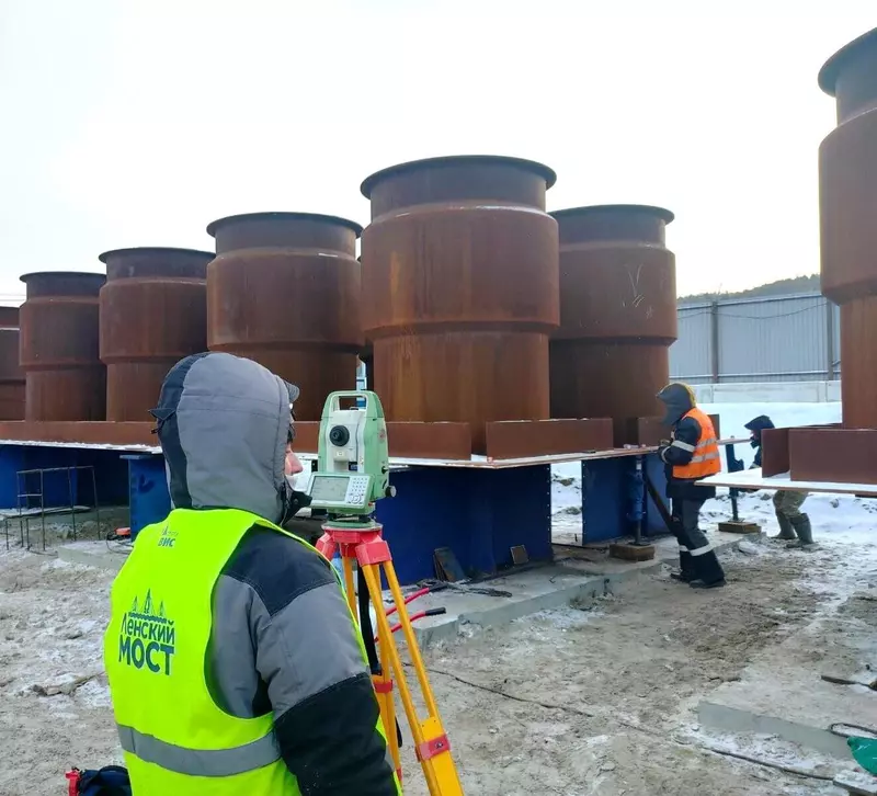 Иллюстрация #5 для публикации «Ход строительства Ленского моста в Якутии»