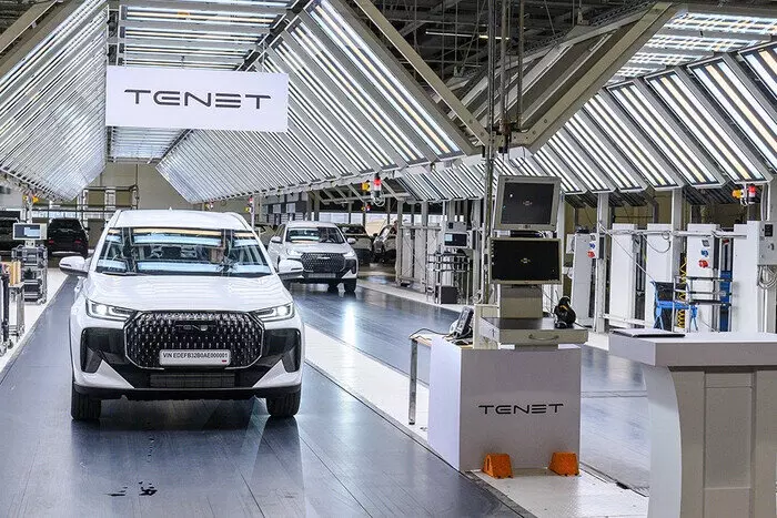 Фото #1 для публикации «Производство: В Калуге начали выпускать новый российский кроссовер 7»