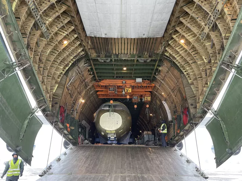 Планер прибыл в Новосибирск для испытаний