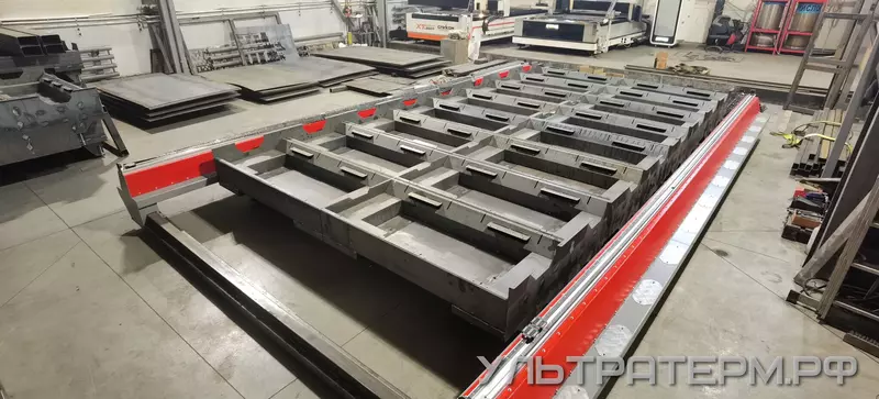 Секции вытяжного стола станка ULTRATHERM MTRP-3060