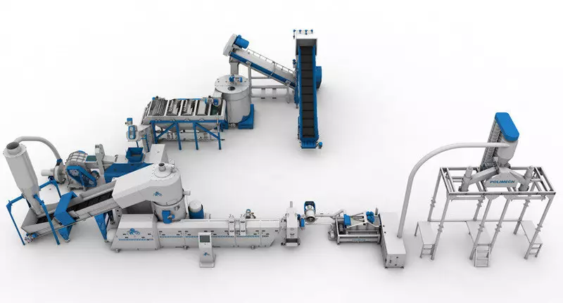 Изображение №2 для публикации «химическая промышленность: Полимех поставил линию для переработки отходов плёнки в Оренбургскую область»