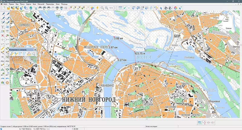 Изображение #4 для новости «объект: ГИС Панорама поддерживает средства для редактирования пространственных и атрибутивных баз данных»