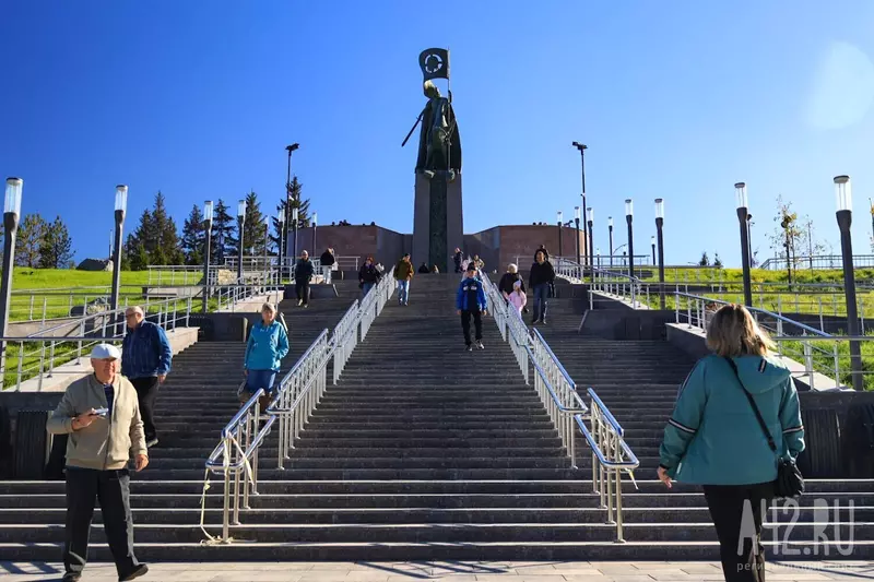 Изображение №1 для публикации «Города и сёла России: В Кемерове открыли новый парк с пешеходным мостом и памятником Невскому»