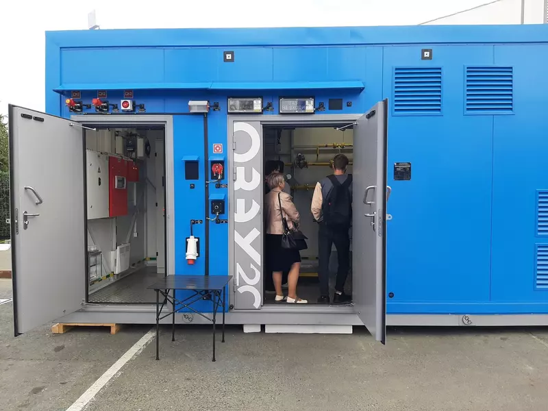 Малая газотурбинная установка от Озёрского завода энергоустановок (фото автора)