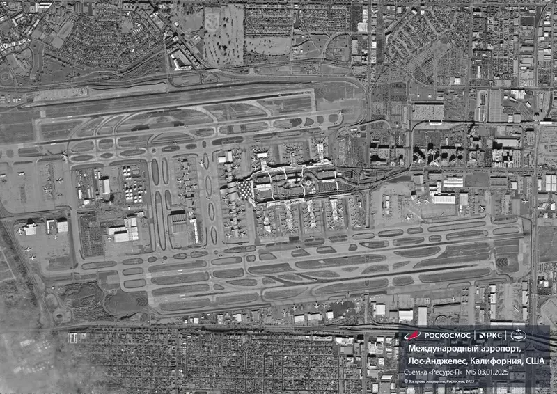 Роскосмос показал сделанные Ресурсом П снимки США Китая и ОАЭ