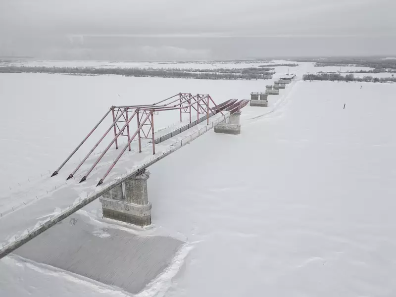 Иллюстрация #3 для поста «Югра: Второй мост через Обь в Сургуте готов почти на 70»