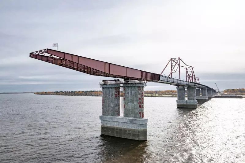 Иллюстрация 30 для поста «Строительство второго моста через реку Обь в Сургуте итоги летнего сезона 2024 года»