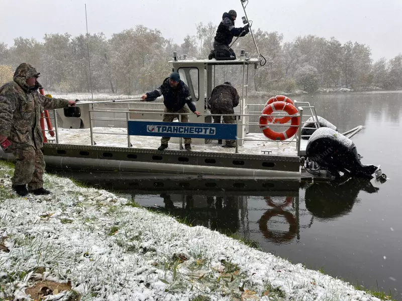 Иллюстрация 1 для поста «Судостроение и судоходство : АО Транснефть Верхняя Волга обновило флот за счет катамаранов с дистанционным управлением»