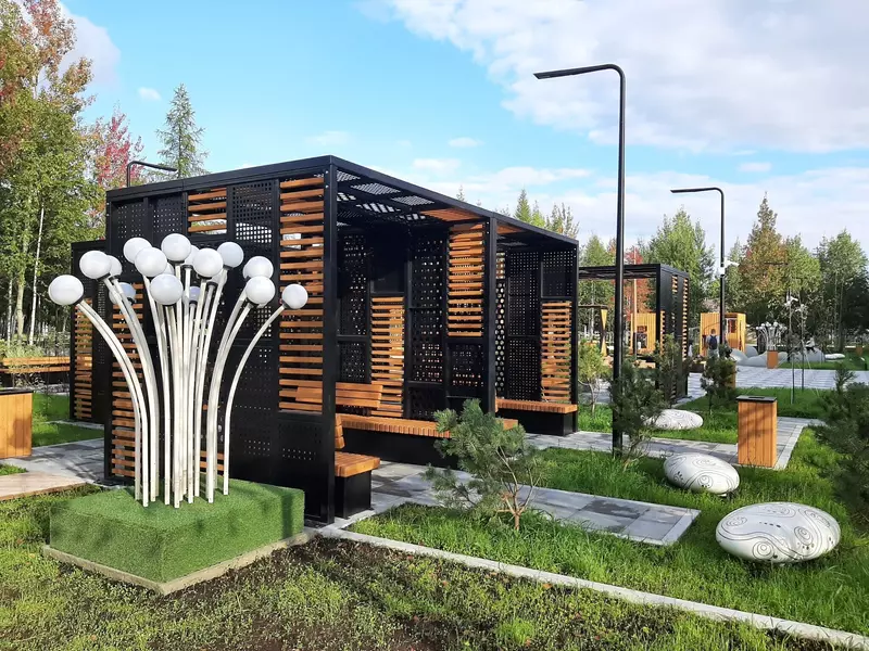 Сквер городского дома культуры (фото автора)