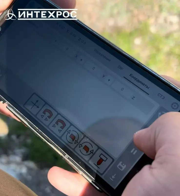 Цифровое управление спецтехникой реализовано сенсационное приложение ИНТЕХРОС