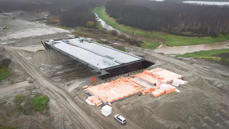 Картинка №22 для новости «Строительство второго моста через реку Обь в Сургуте итоги летнего сезона 2024 года»