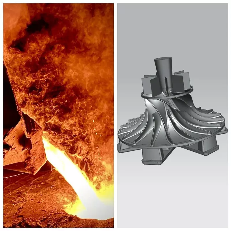 КМЗ разработал технологию заливки для компрессора низкого давления