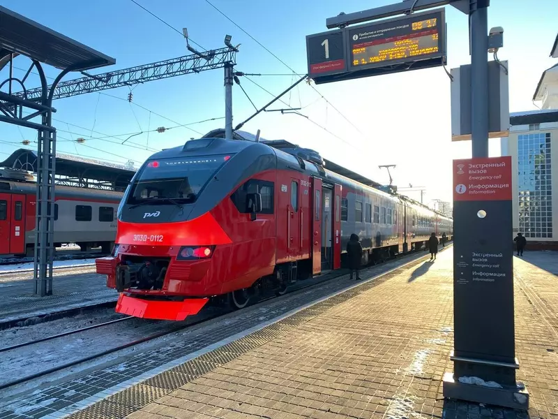 Новый пригородный поезд вышел на маршрут в Хабаровском крае