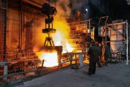 Изображение №1 для поста «Модернизация: На заводе Буммаш в Ижевске запустили вторую электродуговую печь»