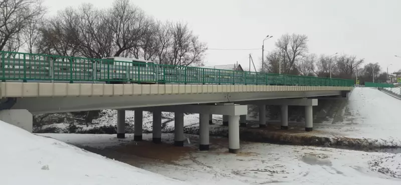 Картинка 1 для публикации «Дорожное строительство: Открыто движение по новому мосту через Белоколодец в Липецкой области»