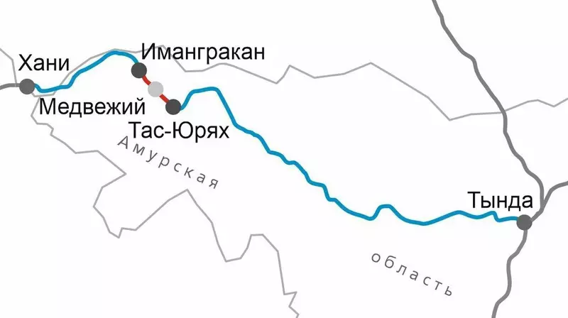 Картинка #2 для новости «БАМ: Открыто движение по вторым путям сразу на двух перегонах БАМа»
