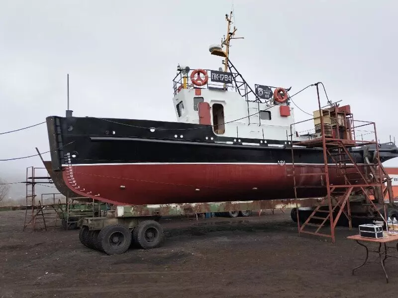 На Вилючинской судоверфи построили буксирный катер проекта КЖ