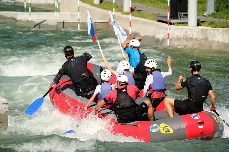 Картинка #6 для новости «В Подмосковье открыт комплекс для гребного слалома»