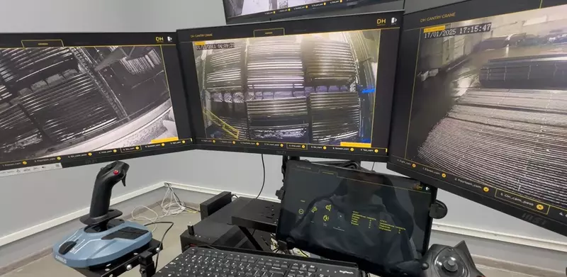 Изображение 1 для поста «Транспорт: Тамбовское предприятие автоматизировало работу погрузочных кранов»