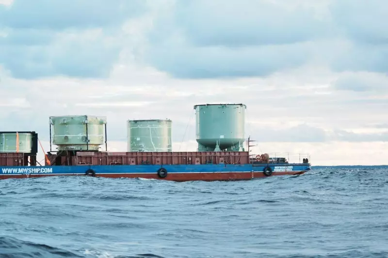 На ЛАЭС 2 доставлен гигантский страховой полис для атомного реактора