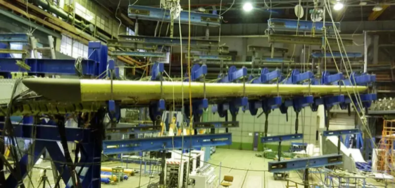 В ЦАГИ провели испытания стабилизатора самолета МС 21 изготовленного из российских материалов