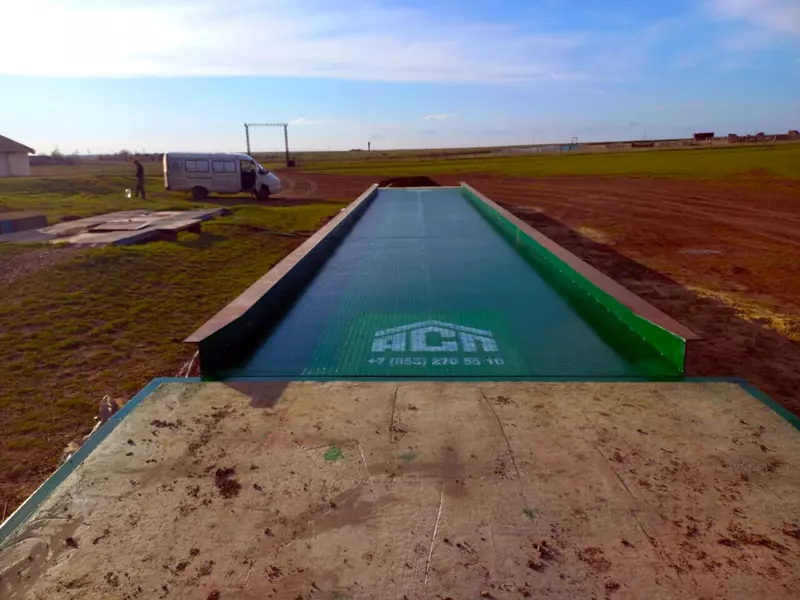 Саратовской области недавно был завершен проект – строительство автомобильных весов для местного аграрного предприятия. - 3