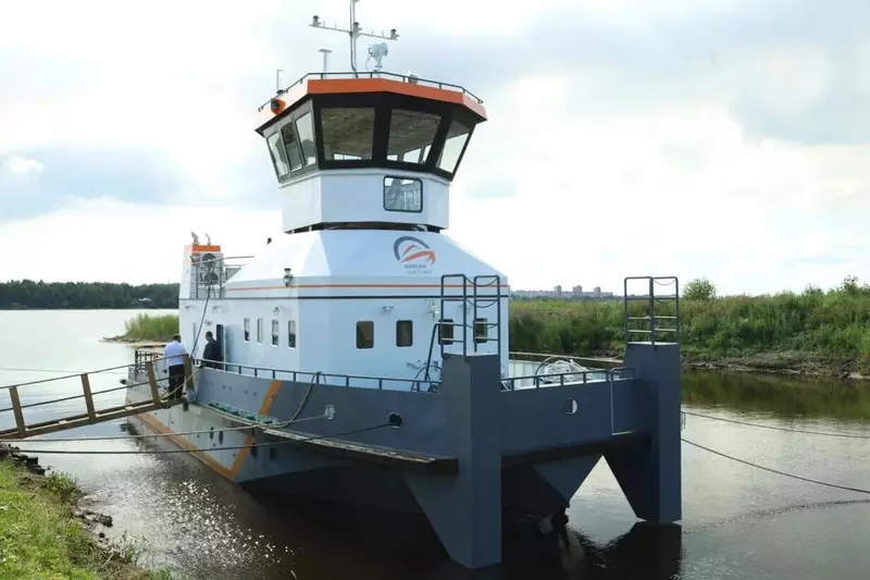 Иллюстрация #2 для статьи «Череповецкий судостроительный завод: На Череповецком СЗ спущен на воду буксир толкач Череповецкий судостроитель проекта ТСК»