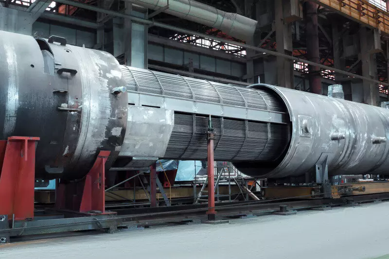 Подогреватель высокого давления ПВД 7 для АЭС Аккую укомплектован внутрикорпусными устройствами