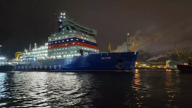 ОСК завершила ходовые испытания атомного ледокола Якутия