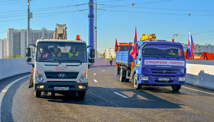 Иллюстрация №1 для новости «Дорожное строительство: Открыты два участка Алтуфьевского шоссе в Москве»