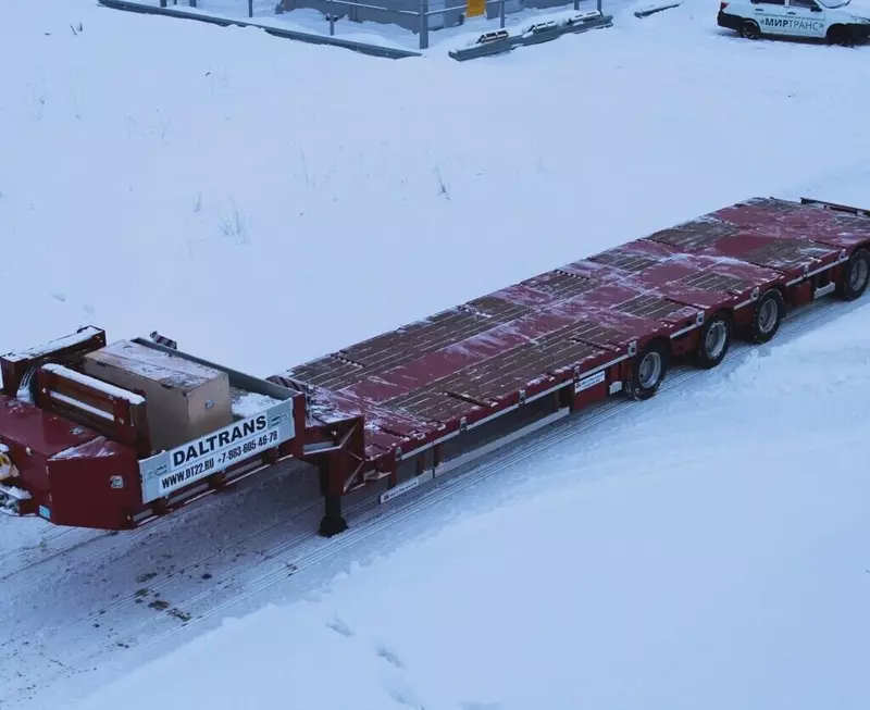 №1 для «Транспорт: Компания Гут Трейлер выпустила универсальный раздвижной трал»