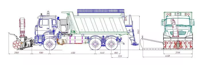 Иллюстрация №2 для статьи «риат: ОАО РИАТ в серию запущен спецавтомобиль комбинированная дорожная машина»