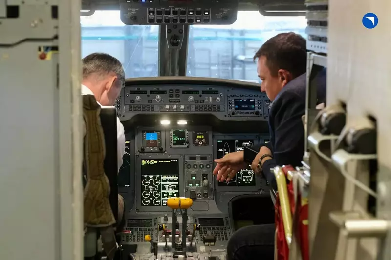 Картинка #4 для «Два Ил 114 300 выполнили более 120 полетов по программе сертификации»