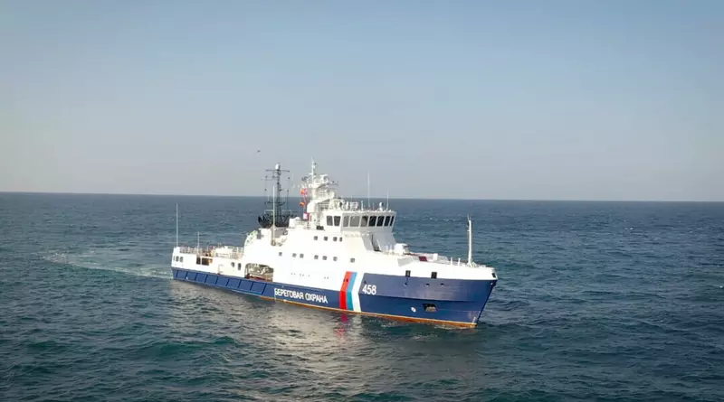 Патрульный корабль Подольск пополнил флот пограничной службы на Сахалине