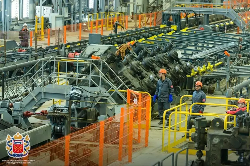 Запущен в эксплуатацию трубопрокатный агрегат ТПА 80 Новотроицкого трубопрокатного завода