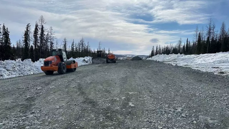 Строительство автодороги п. Харп – Горнолыжный центр – МАС «Снежинка»