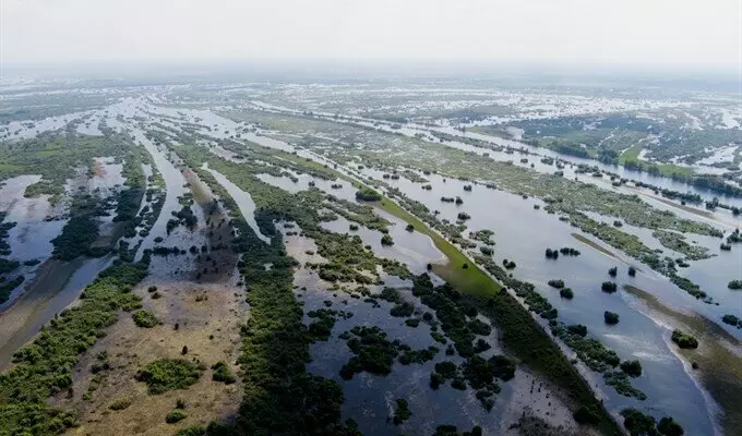 Разлив реки Обь