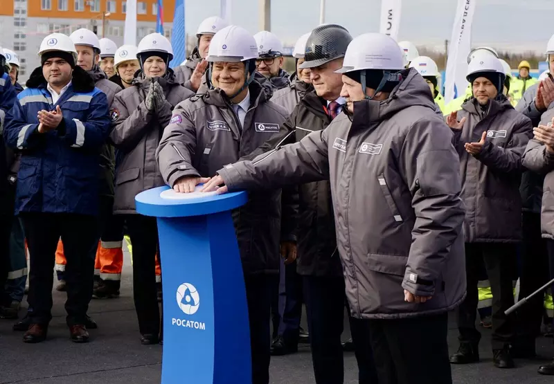 Первый бетон залит в основание реактора нового энергоблока Ленинградской АЭС