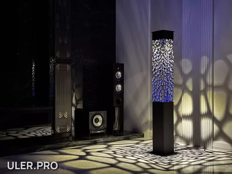 Светильник напольный ULER STEELRAY в интерьере