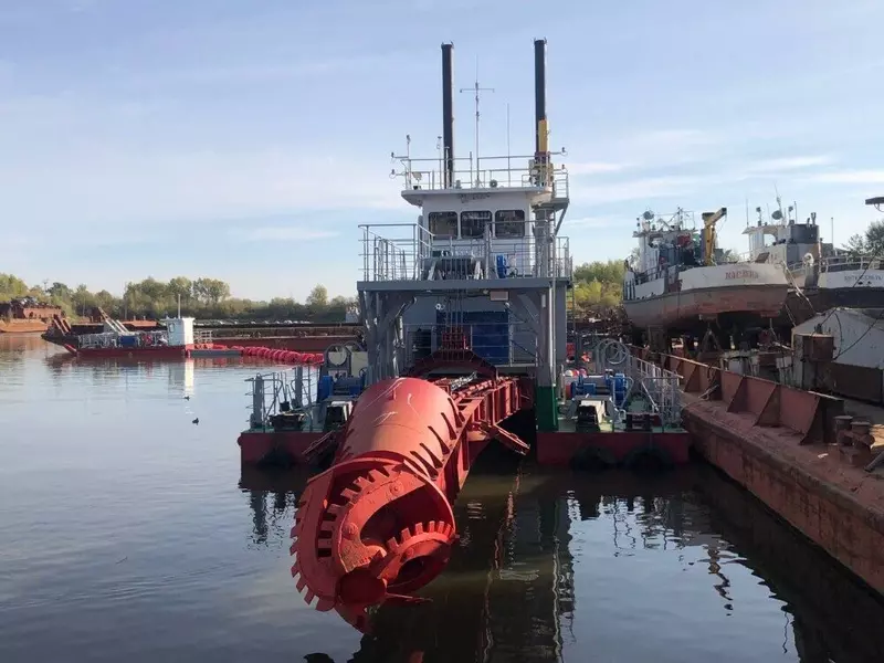 Картинка №1 для статьи «Судостроение и судоходство : Новый земснаряд проекта Ц 480ДА принят заказчиком»