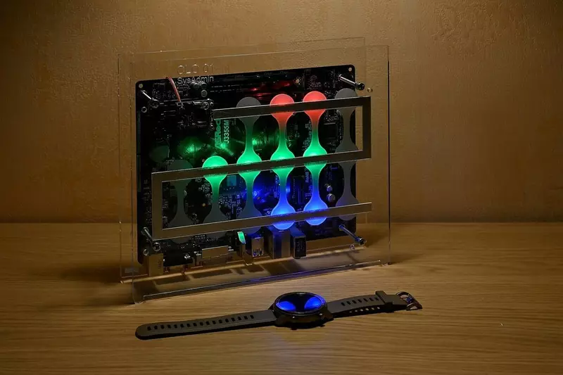 Необычные часы для обучения красоты подарка и новогоднего настроения