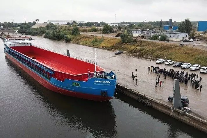 Иллюстрация №1 для статьи «Судостроение и судоходство : ОАО Порт Коломна сдал сухогруз Инженер Шуткова»